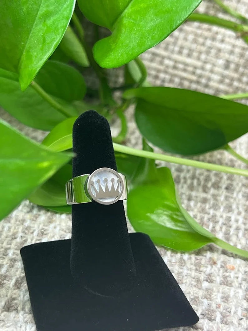 Christian/Kingdom Statement Ring, Signet ring for such a time as this.